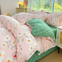 Ensemble de literie imprimé de haute qualité, housse de couette King Size, ensemble de draps en polyester épaissi