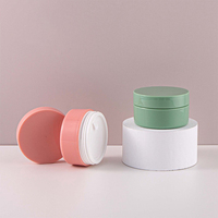 Nouvelle conception de pots en plastique PET de 5 oz, 6 oz, 8 oz avec couvercles pour crème de soin de la peau, contenants ronds de 100 ml, matériau de base PP, 30 ml
