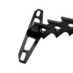 Support de plaque d'immatriculation de <span class=keywords><strong>moto</strong></span> en alliage d'aluminium CNC, support de queue de poisson, support de plaque d'immatriculation, anodisé, réglable, universel, montage arrière - Product Image 4