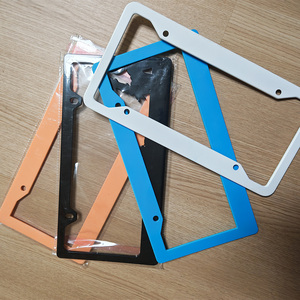 Soporte para matrícula <span class=keywords><strong>de</strong></span> coche <span class=keywords><strong>de</strong></span> Material ABS <span class=keywords><strong>de</strong></span> alta calidad, soporte para matrícula <span class=keywords><strong>de</strong></span> coche con logotipo personalizado - Product Image 3