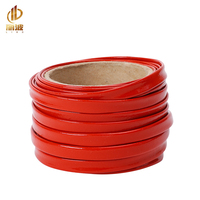Manchon en fibre de verre recouvert de caoutchouc silicone résistant à la chaleur, isolation diélectrique en silicone haute température, manchons de protection en fibre de verre