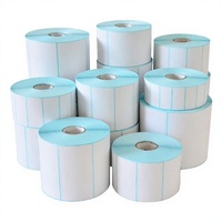 Étiquettes vierges résistantes aux hautes températures en gros, impression d'étiquettes 40*30mm 50g, étiquettes express, étiquettes de supermarché