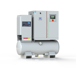 เครื่องอัดอากาศแบบสโครลไร้น้ำมันสำหรับอุตสาหกรรมและทางการแพทย์ ขนาด 2.2 กิโลวัตต์ 3.7 กิโลวัตต์ 5.5 กิโลวัตต์ 7.5 กิโลวัตต์ 11 กิโลวัตต์ 16.5 กิโลวัตต์ 8 บาร์ พร้อมเครื่องทำลมแห้ง - Product Image 1