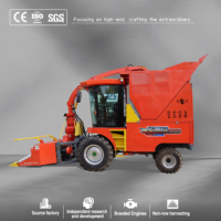Meilleure Qualité Senrui 4QZ-2400A Hacheuse de Maïs pour Ensileuse, Petite Récolteuse de Fourrage à Quatre Roues avec Certification CE