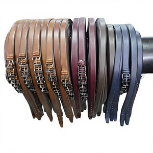 Ceintures en cuir de vache véritable avec boucle en acier inoxydable, impression de logo de marque personnalisée, qualité supérieure, ceinture formelle pour homme, prix avantageux - Product Image 5