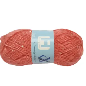 Mélange de laine acrylique, g, fils pailletés pour le tricot