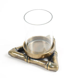 Candelabro Moderno 2025 con Portavelas de Vidrio para Decoración de Bodas - Product Image 1