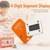 Kit éducatif STEM QMY S17 AI Machine Learning ESP32, blocs intelligents programmables, robot jouet, commande vocale, codage pour enfants, salle de classe