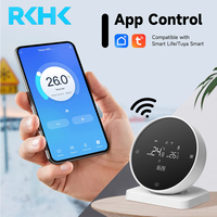 Termostato Inalámbrico Inteligente WiFi Tuya, Panel de Control para Hogar Inteligente con Receptor RF, Controla Dispositivos Inteligentes Tuya