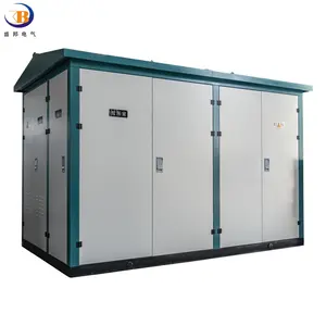 Transformador tipo caja exterior duradero Shengbang subestación tipo caja subestación