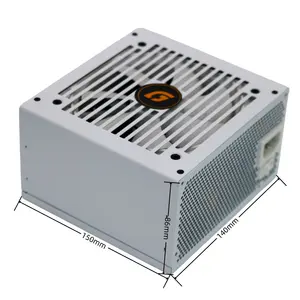 ATX 1000W 80 or blanc alimentation modulaire complète DC DC serveur ordinateur prend en charge 40 série GPU pour bureau et utilisation de jeu