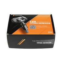 Capteur Foxwell T20 315MHz+433MHz 2-en-1 pour système de surveillance de la pression des pneus (TPMS) universel, programmable