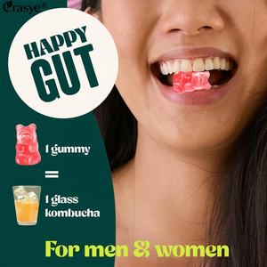 Gummies de kombucha probiotiques personnalisables OEM/ODM avec supplément de probiotiques pour les adultes, contre les ballonnements et la santé intestinale - Sans OGM - Product Image 3