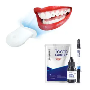 Tooth Gems Kit For Teeth With Teeth Gems And Tooth Gem Glue,Dental Curing  Light,These Are DIY Tooth Gems Crystals Starter Essential Teeth Jewelry Kits