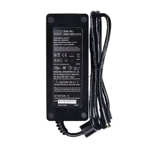 GSM120B24-R7B Betekenen Goed 24V 120W AC-DC Hoge Betrouwbaarheid Groene Medische Adapter Standaard Stekker, Power Din 4P Met Slot