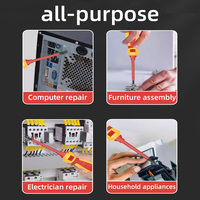 MYJ 13 en 1, Kit de Tournevis Isolés pour Électriciens, Outils Électriques Haute Tension Spéciaux pour Maison