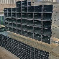Kabel Trunking Logam Fleksibel Berkualitas Tinggi Tahan Lama 100*50mm Galvanis untuk Konstruksi Industri