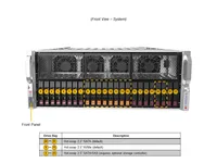 Server GPU Supermicro AS-4125GS-TNRT1 4U AMD EPYC 9005 10-GPU PCIe 5.0 DDR5 H 100 L40S AI Deep Learning HPC