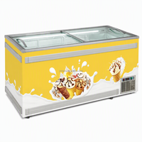 Refrigerador Industrial de Una Temperatura con Congelador Inferior, Control Digital y Estantes Ajustables para Uso en Supermercados, 950L
