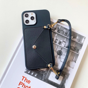 <span class=keywords><strong>2023</strong></span>เคสมือถือซิลิโคนสำหรับ fundas Para iPhone 15เคสพร้อมกระเป๋าบัตรเครดิตเคสโทรศัพท์สร้อยข้อมือโซ่ Pochette - Product Image 2