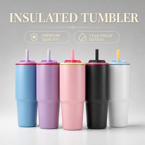 Juego de Vasos Personalizados de Acero Inoxidable de Doble Pared con Asa de 28 oz y <span class=keywords><strong>Taza</strong></span> de Café de 13 oz, Juego de Vasos Aislados para Promoción - Product Image 2