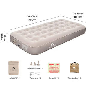 <span class=keywords><strong>Canapé</strong></span>-Lit Gonflable Électrique avec Pompe Rechargeable, Matelas Portable en PVC Floqué Idéal pour les Voyages - Product Image 6