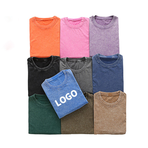 Camiseta con estampado a base de agua Soft Light para hombre, camisetas holgadas con cuello redondo y logotipo personalizado para fiestas, reuniones, prendas informales para el día a día - Product Image 2