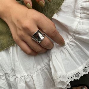 Anello da donna di alta gamma Fashion Maillard Chocolate con smalto <span class=keywords><strong>rosso</strong></span> <span class=keywords><strong>vino</strong></span> a doppio strato e doppia apertura, gioielli da donna - Product Image 5