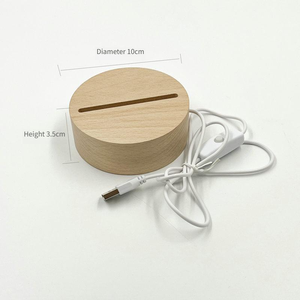 Úc Hot Bán tùy chỉnh DIY ánh sáng ấm áp hình chữ nhật bằng gỗ <span class=keywords><strong>LED</strong></span> ánh sáng cơ sở với trống Acrylic tấm gỗ <span class=keywords><strong>LED</strong></span> ánh sáng ban đêm - Product Image 6