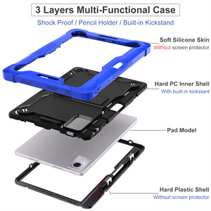 Étui de protection robuste pour tablette, avec coins renforcés, support intégré, pour Moto Pad 2026 11 <span class=keywords><strong>pouces</strong></span> - Product Image 3