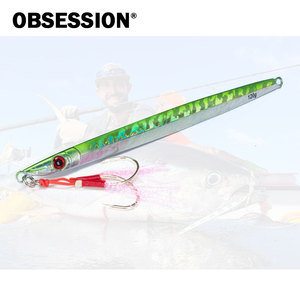 Señuelo de Pesca Artificial <span class=keywords><strong>OBSESSION</strong></span> J36 de 120g, 160g, 200g, Señuelo de Metal, Hundimiento Rápido, para Pesca en Mar, Océano, Barco, Atún - Product Image 2
