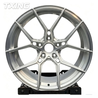 Nouvelles jantes de course forgées en alliage 6061-T6, 19, 20, 21, 22 pouces, 5x114.3, monobloc brossé, ET 25mm/30mm, jantes personnalisées de haute qualité