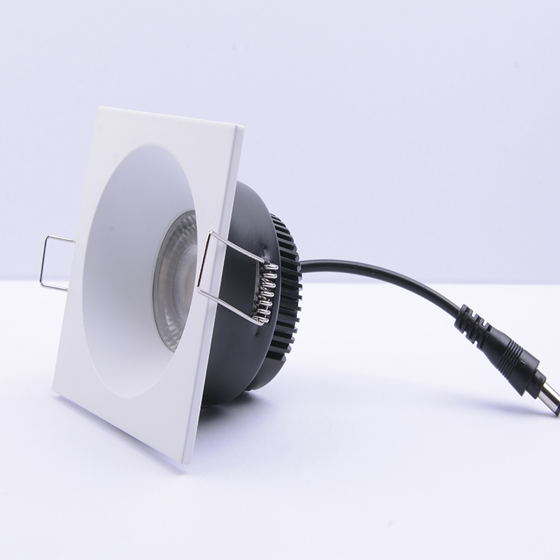 Square 85mm Dimmable LED Downlights 3000k 38° Beam Angle