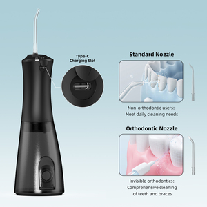 Portable sans fil électrique <span class=keywords><strong>Jet</strong></span> d'eau Flosser <span class=keywords><strong>le</strong></span> <span class=keywords><strong>plus</strong></span> populaire ménage soins dentaires USB/batterie alimenté en plastique prix favorable - Product Image 5