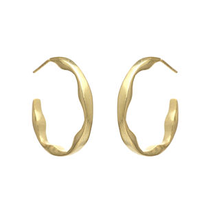 Recién llegado, pendientes de tuerca de Plata de Ley 925 chapados en oro, pendientes de tuerca de circón a la moda para mujer, joyería - Product Image 1