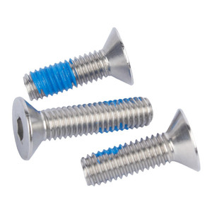Vis à tête fraisée cruciforme en acier inoxydable avec verrouillage de filetage bleu M2 M2.5 M3 M4, fixations à filetage complet - Product Image 3