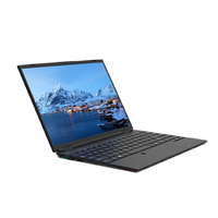 Laptop bisnis 15.6 inci, hard disk tipis bisnis abu-abu gelap 1920*1080p 1k display layar core i7 cpu 16GB memori 512GB ssd