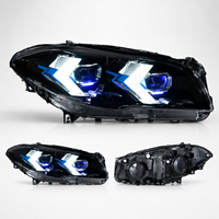 Feux avant à LED pour BMW Série 5 F10 2011-2017, style flèche, avec feux de jour et clignotants intégrés, amélioration des phares