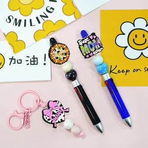 จี้ห้อยปากกา PVC ซิลิโคนแบบถอดได้ สไตล์ DIY ยอดนิยม ลาย MAMA - Product Image 4