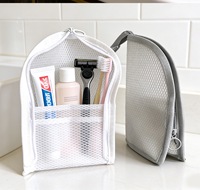 Sac de rangement multifonctionnel imperméable de grande capacité, sac de toilette et de cosmétiques portable pour les voyages et les déplacements professionnels