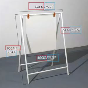 Enseigne sandwich pliable en acier à cadre en A support en métal pour événement professionnel extérieur pour <span class=keywords><strong>signalisation</strong></span> de trottoir - Product Image 6