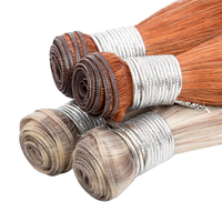 Extensions de cheveux 100% naturels, trame double, Remy, vente en gros d'usine, cuticules alignées, Genius Weft