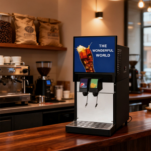 Máquina de Refrescos Comercial de Acero Inoxidable Ecológica, Automática, de 2 Válvulas, 220V, 500W, Alto Rendimiento, para Bares y Cafeterías - Product Image 2