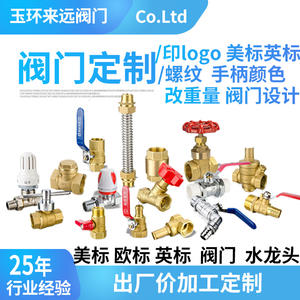 Fabricant de vannes Yuhuan personnalise les vannes à bille en cuivre aux normes européennes et américaines, les vannes de retenue, les vannes à guillotine, les filetages BSP/NPT - Product Image 5