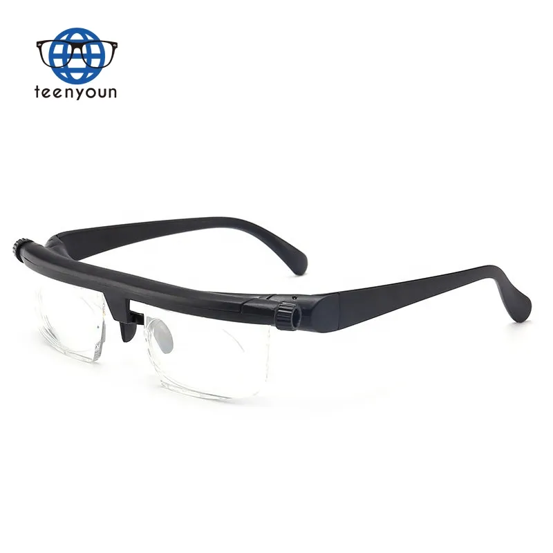 Teeny oun Adjusta ble Vision Focus Lesebrille Myopia Eye -6D bis 3D Variable Linse Binokular vergrößerung Porta Oculos Brille