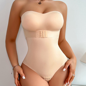 Faja Moldeadora sin Tirantes con Control de Abdomen y Sujetador Integrado para Mujer, Faja Reductora Ligera Tipo Tanga - Product Image 4