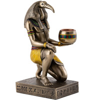 Vente en gros de chandelier égyptien, statue de divinité pharaonique, chandelier personnalisé OEM, décoration d'autel en résine et présentoir d'hôtel