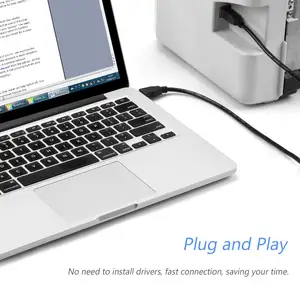 Cable USB de alta calidad para impresora Fujitsu ScanSnap IX500, escáner Dell S2340T, Monitor Dell AM a BM, Cable USB 3,0