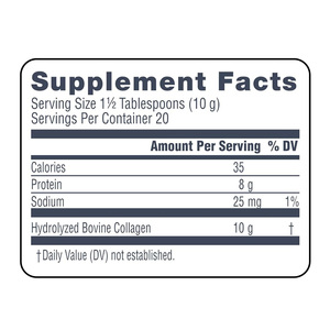 ผงเปปไทด์คอลลาเจน | Hydrolyzed Grass-FED, Non-GMO, gluten-Free, Keto | ผม, ผิวหนัง, เล็บและการสนับสนุนข้อต่อ - Product Image 2