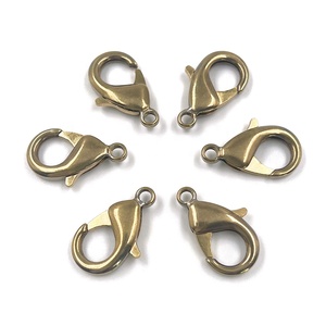 Bán Buôn Kim Loại Tôm Hùm Clasp Cho Vòng Cổ Vòng Đeo Tay Kết Nối Phụ Kiện Rắn Brass 9Mm-27Mm Đôi Tôm Hùm Clasp - Product Image 5